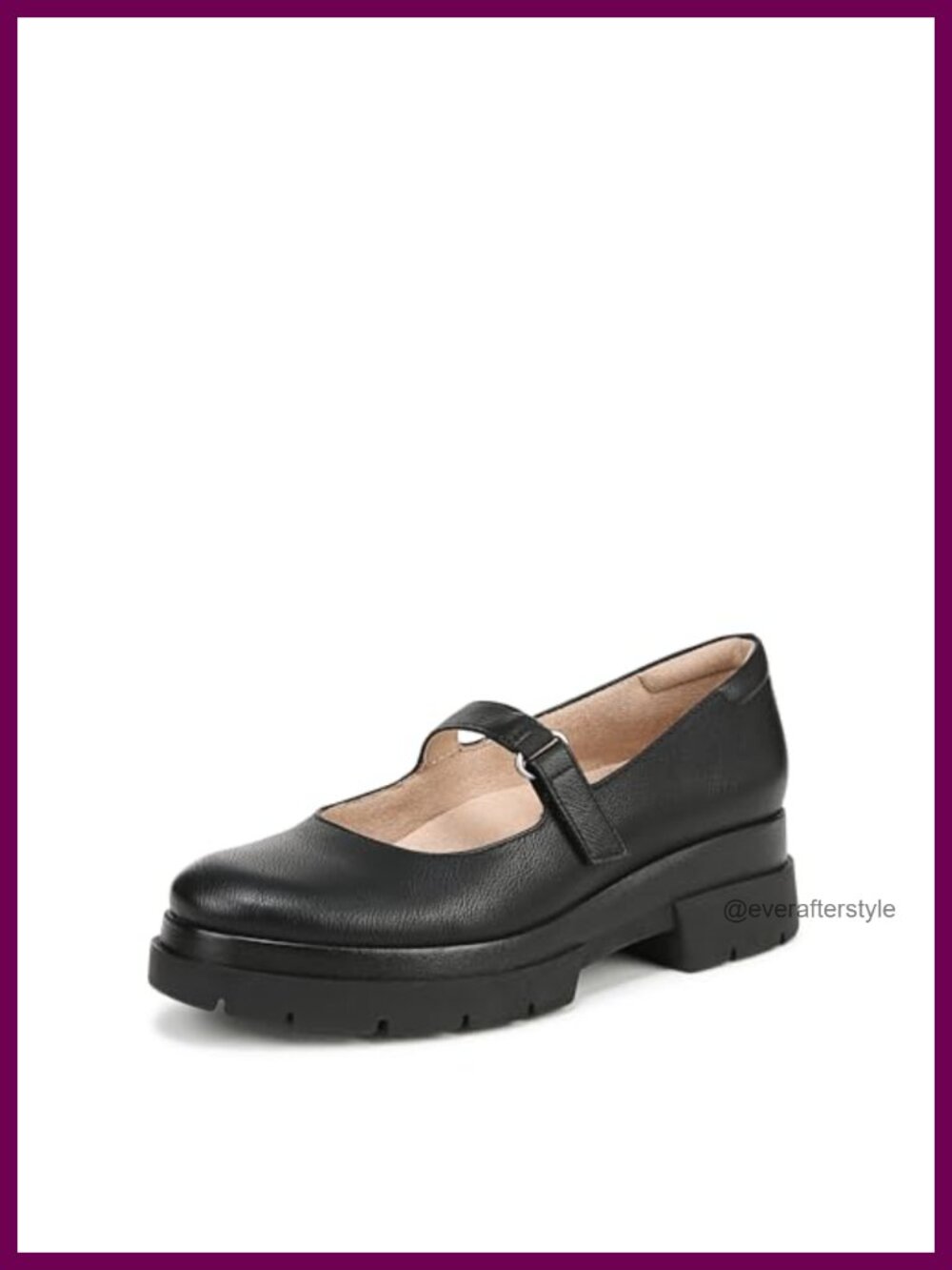 Mary Jane Flats with ContourFIT & Lug Sole Platform